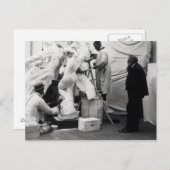 Auguste Rodin in seinem Paris-Studio Postkarte (Vorne/Hinten)
