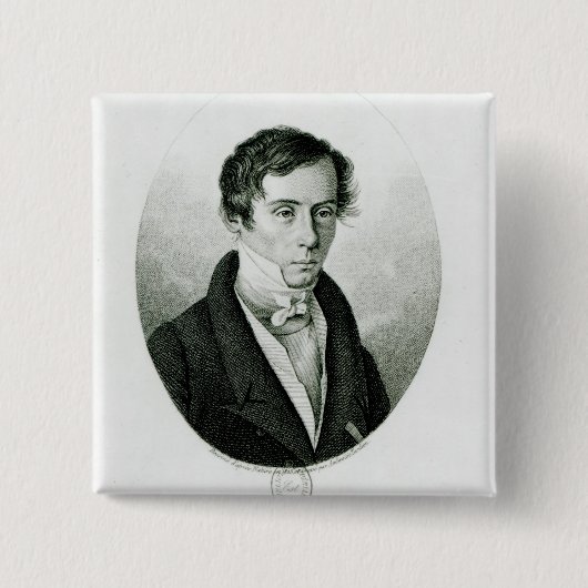 Augustin Jean Fresnel 1825 Button (Vorderseite)
