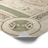 Augustine am Fest von Christus und Schrift Poster (Ecke)