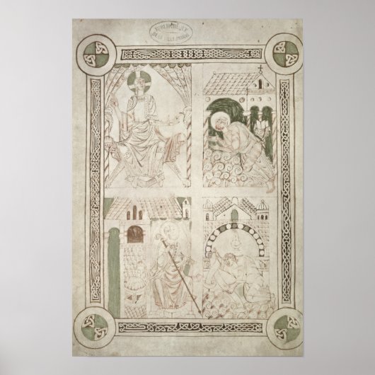 Augustine am Fest von Christus und Schrift Poster (Vorne)