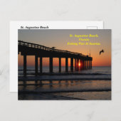 Augustine Beach Angelpferd Feiertagspostkarte (Vorne/Hinten)