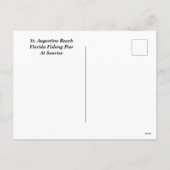 Augustine Beach Angelpferd Feiertagspostkarte (Rückseite)