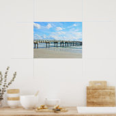 Augustine Beach Angelrute Poster (Küche)