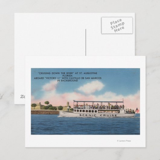Augustine, Florida - Aussicht auf den Sieg Postkarte (Vorne/Hinten)