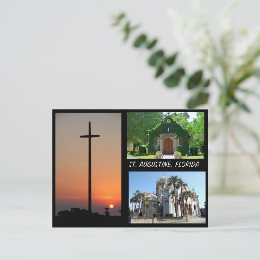 Augustine, Florida Feiertagspostkarte (Stehend Vorderseite)