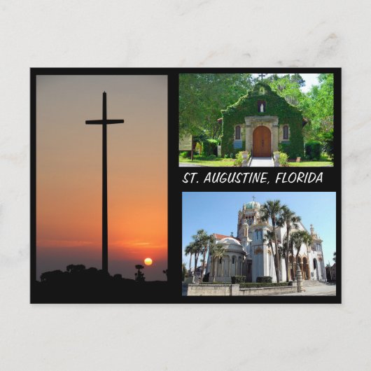 Augustine, Florida Feiertagspostkarte (Vorderseite)