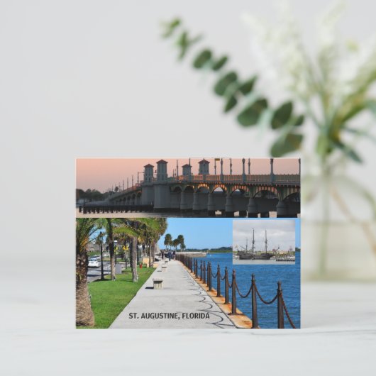 Augustine, Florida Feiertagspostkarte (Stehend Vorderseite)