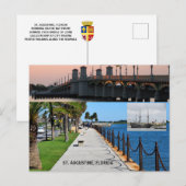 Augustine, Florida Feiertagspostkarte (Vorne/Hinten)