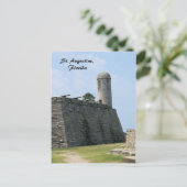 Augustine Florida Fort castillo de san marcos Postkarte (Stehend Vorderseite)