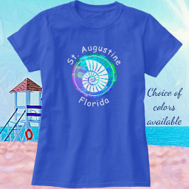 Augustine Florida Hübsch Nautilus Seashell T-Shirt