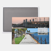 Augustine, Florida Magnet (Vorderseite/Rückseite)