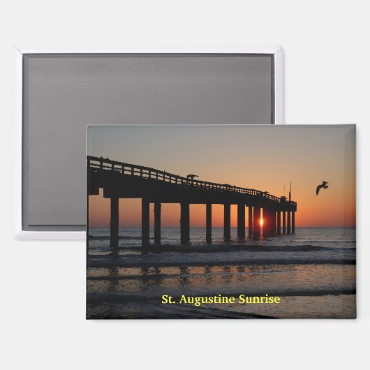 Augustine Florida Magnet (Vorderseite/Rückseite)