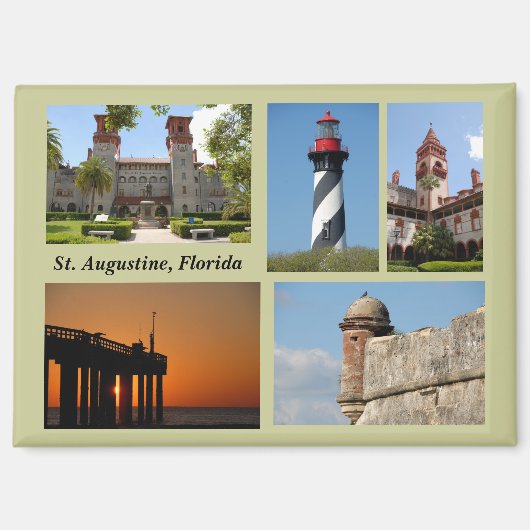 Augustine, Florida Magnet (Vorderseite)