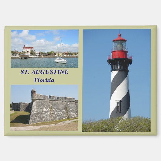 Augustine, Florida-Magnet Magnet (Vorderseite)