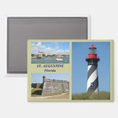 Augustine, Florida-Magnet Magnet (Vorderseite/Rückseite)