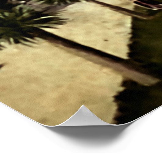 Augustine, Florida-Mauer Poster (Ecke)