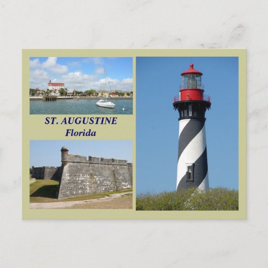 Augustine, Florida Postcard Postkarte (Vorderseite)