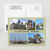 Augustine, Florida Postcard Postkarte (Vorne/Hinten)