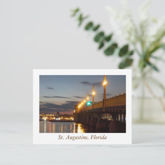 Augustine, Florida Postkarte (Stehend Vorderseite)