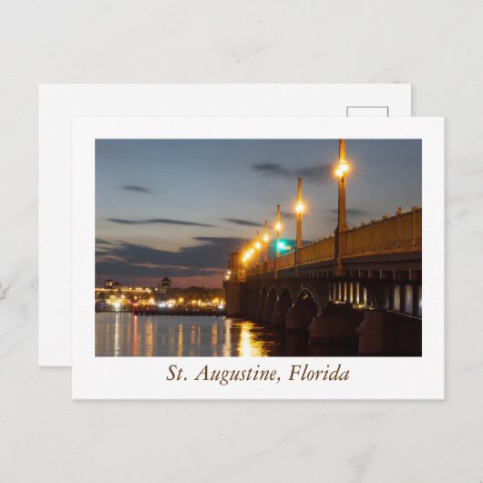 Augustine, Florida Postkarte (Vorne/Hinten)