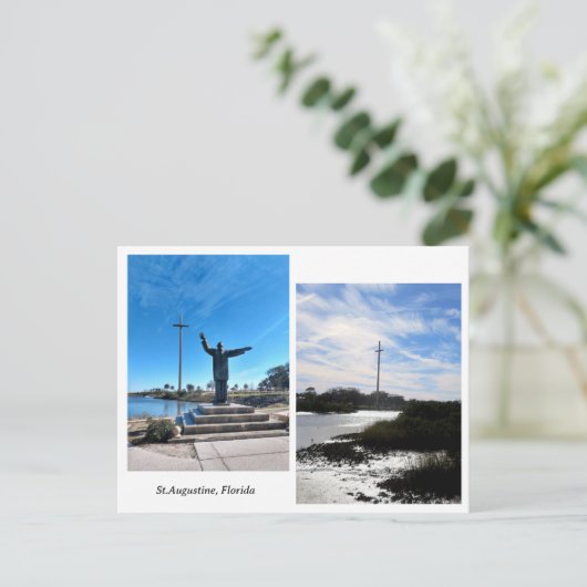 Augustine, Florida Postkarte (Stehend Vorderseite)
