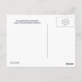 Augustine Florida Postkarte (Rückseite)