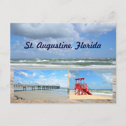 Augustine Florida Postkarte (Vorderseite)