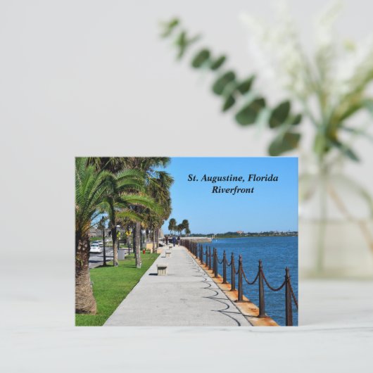 Augustine, Florida Postkarte (Stehend Vorderseite)