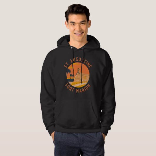 Augustine Florida Retro Distressed Circle Hoodie (Vorne ganz)