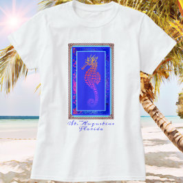 Augustine Florida Seepferd T - Shirt
