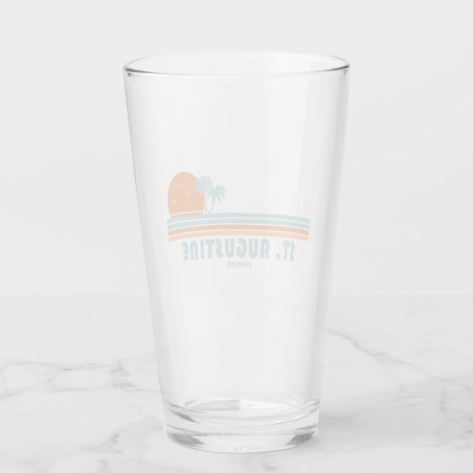 Augustine Florida Sun Palmen Glas (Rückseite)