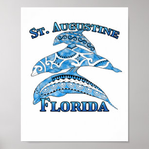 Augustine Florida Vacation Delphine Poster