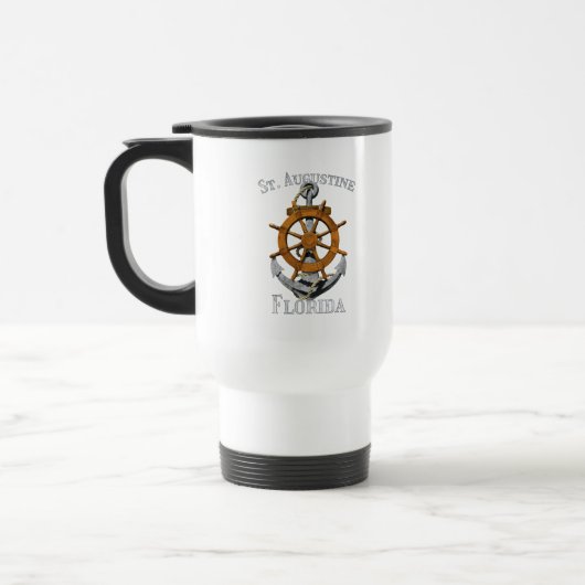 Augustine Florida Vacation Nautical Anchor Hel Reisebecher (Links)