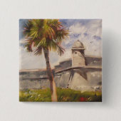 Augustine Fort - Castillo de san Marcos Button (Vorderseite)