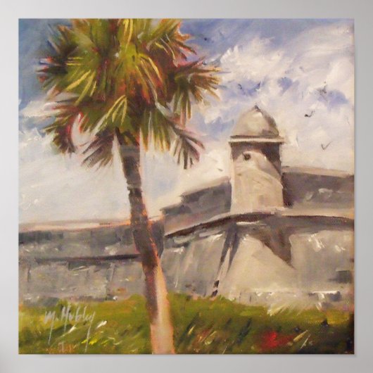 Augustine Fort - Castillo de san Marcos Poster (Vorne)