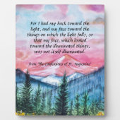 Augustine Fotoplatte (Vorderseite)