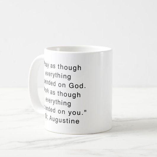 Augustine Kaffeetasse (Vorderseite Links)