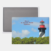 Augustine, Leuchtturm von Florida Magnet (Vorderseite/Rückseite)
