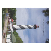 Augustine Lighthouse-Tischdecke Tischdecke (Vorderseite (Horizontal))