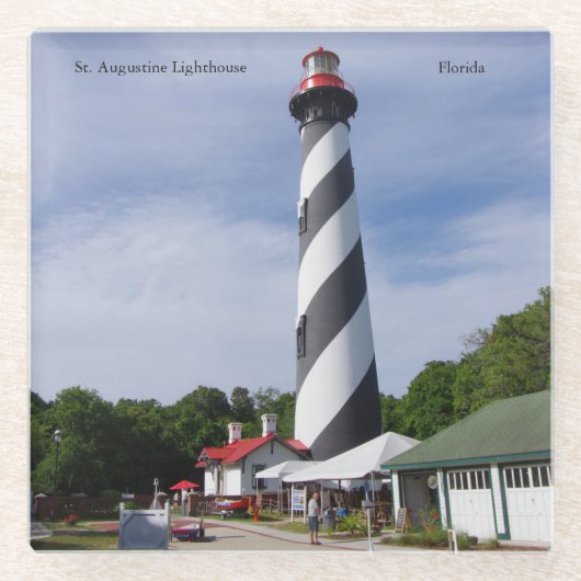 Augustine Lighthouse Untersetzer (Vorderseite)