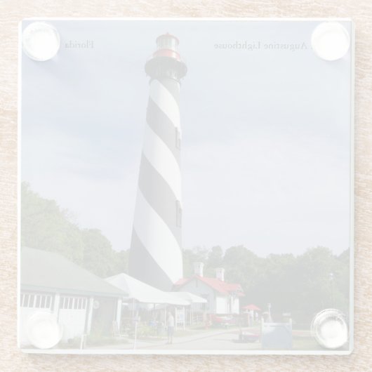 Augustine Lighthouse Untersetzer (Rückseite)