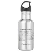 Augustine Lighthouse Wasserflasche (Vorderseite)