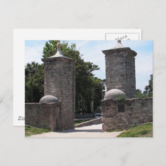 Augustine Postkarte (Vorne/Hinten)