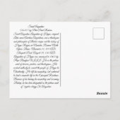 Augustine Postkarte (Rückseite)