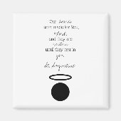 Augustine Quote Magnet (Vorne)