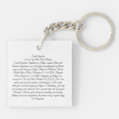 Augustine Schlüsselanhänger (Rückseite)