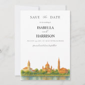 Augustine Skyline Save the Date Vorlage (Vorderseite)