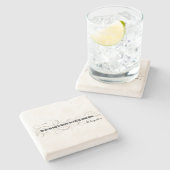 Augustine Steinuntersetzer (Seitenansicht)