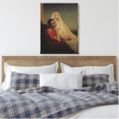 Augustine und seine Mutter St. Monica, 1855 Leinwanddruck (Insitu (Schlafzimmer))