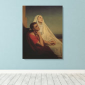 Augustine und seine Mutter St. Monica, 1855 Leinwanddruck (Insitu (Holzboden))